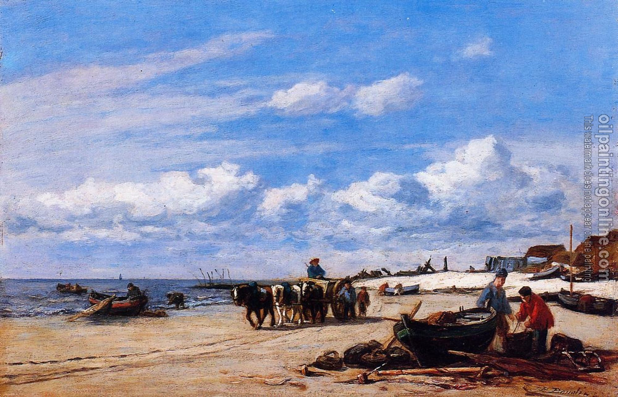 Boudin, Eugene - In the Vicinity of Honfleur